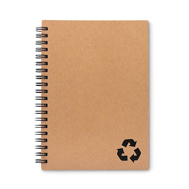 70 lined sheet ring notebook   MO9536-03 - black