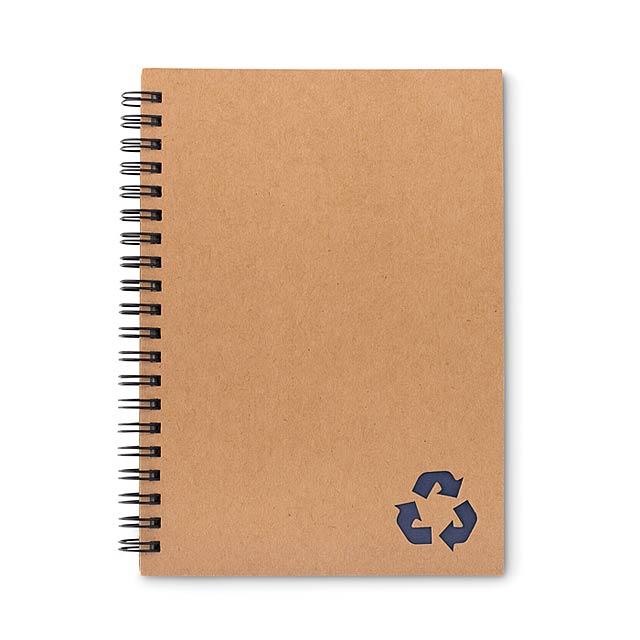 70 lined sheet ring notebook   MO9536-04 - blue