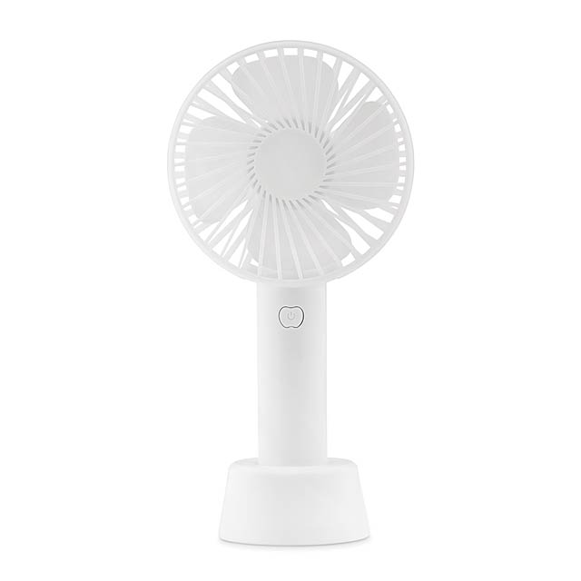 USB desk fan with stand  - white
