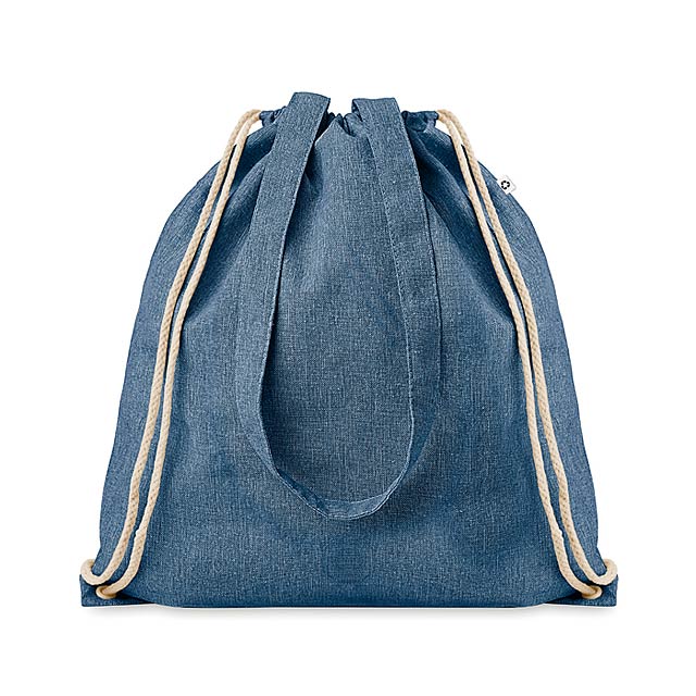 MOIRA DUO - Nákupní batoh se šňůrkami      - kráľovsky modrá