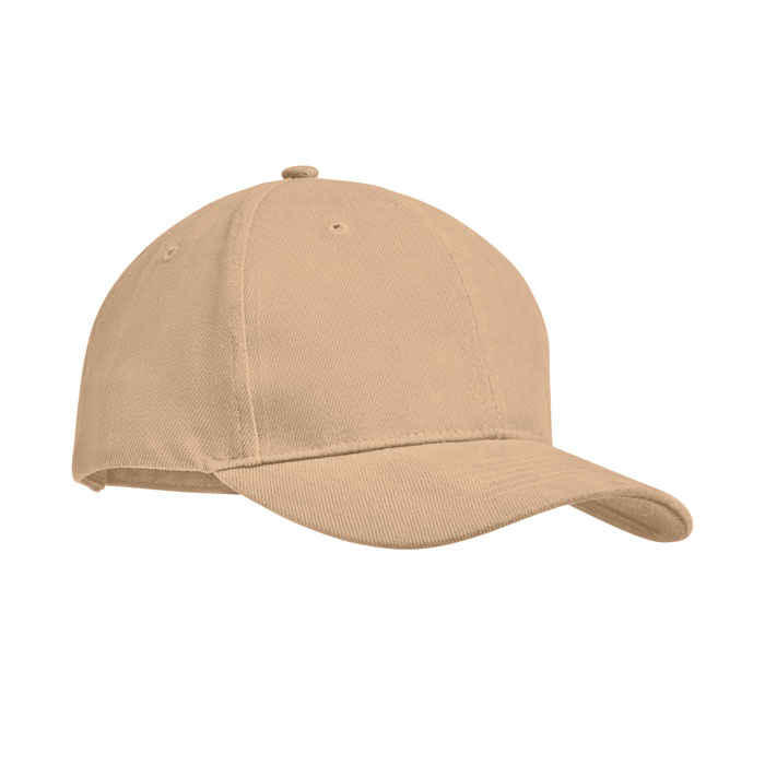 Brushed heavy cotton 6 panel - TEKAPO - beige