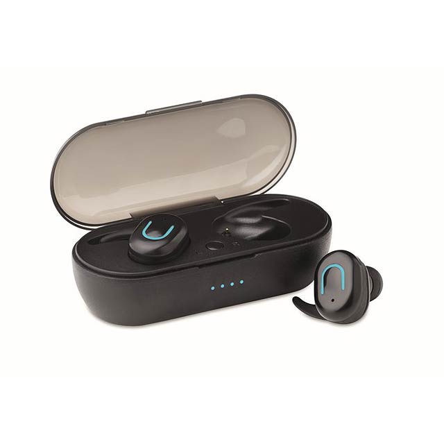 TWS earbuds with charging box MO9754-03 - black