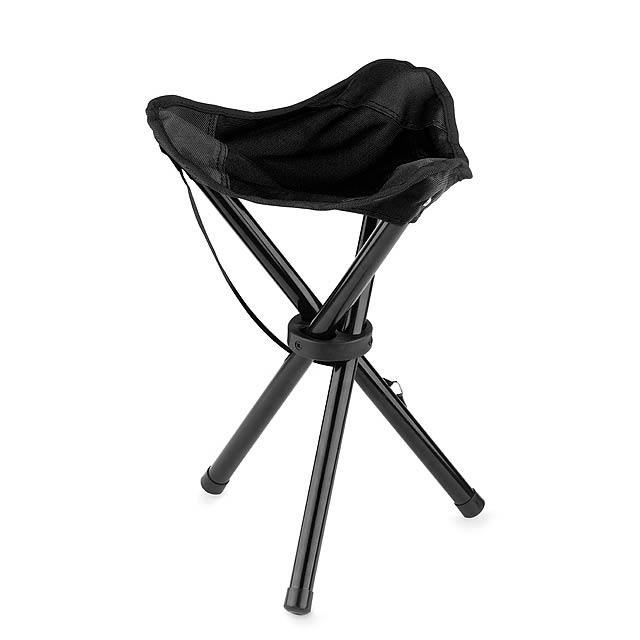 Foldable seat in pouch  - black