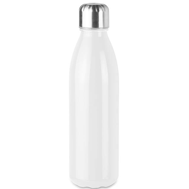 Glass drinking bottle 650ml  - white