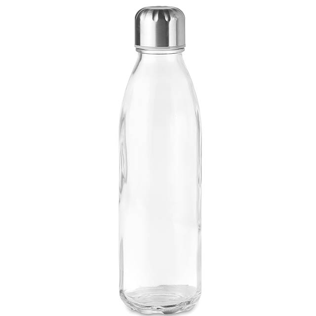 Glass drinking bottle 650ml  - transparent