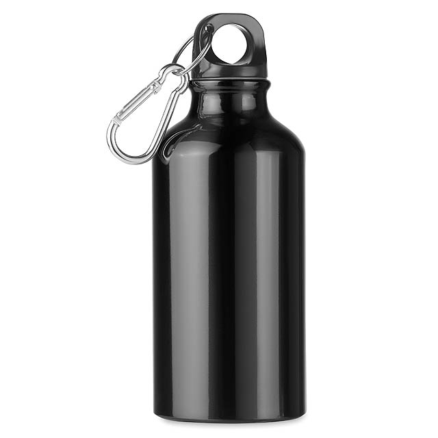 400 ml aluminium bottle  - schwarz