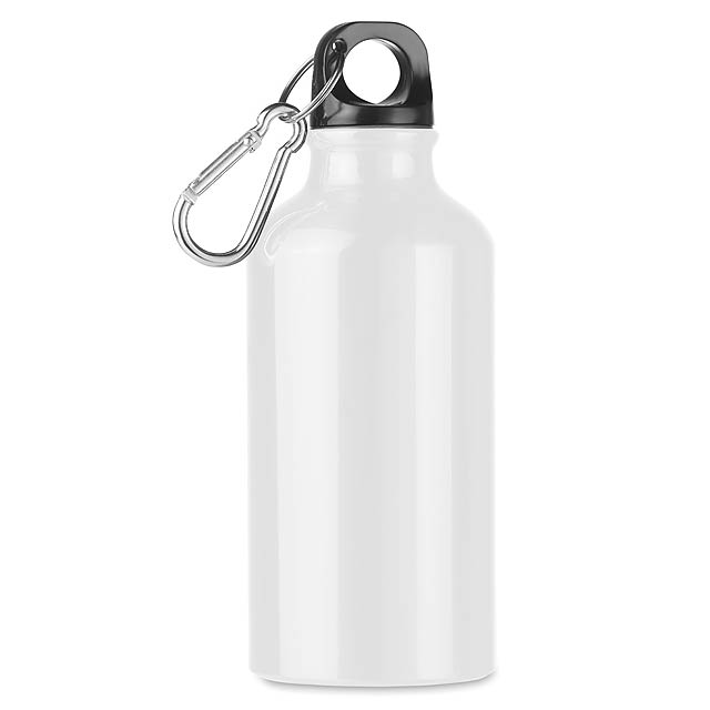 400 ml aluminium bottle  - Weiß 