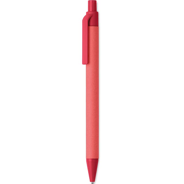 Paper/PLA corn ball pen  - red
