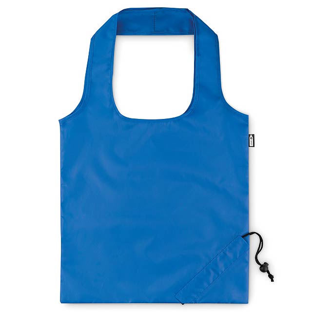 Foldable RPET shopping bag  - blue