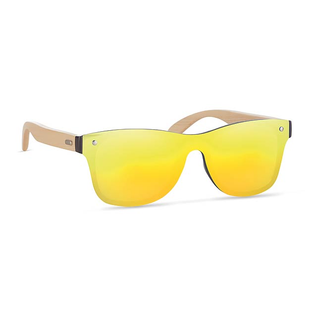 Sunglasses with mirrored lens  - Gelb