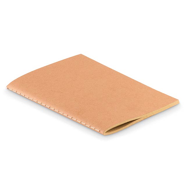 A6 notebook in cardboard cover - beige