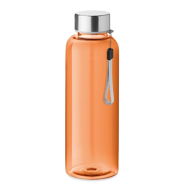 UTAH RPET - RPET bottle 500ml  - transparentní oranžová