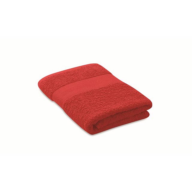 Ručník, přírodní bavlna 100x50 - TERRY - červená