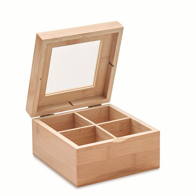 Krabice na čaj - CAMPO TEA - dřevo
