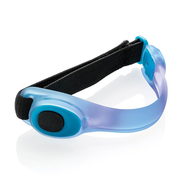 Safety led strap - blue