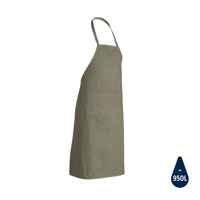 Impact AWARE™ Recycled cotton apron 180gr, green - green