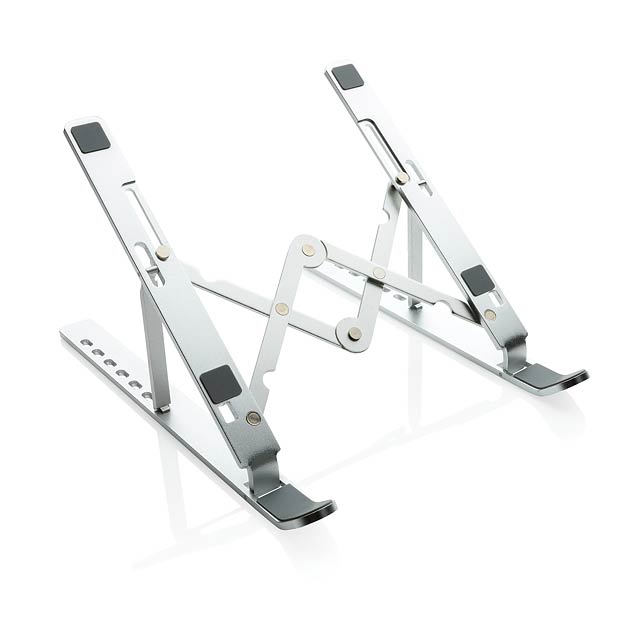Foldable laptop stand, silver - silver