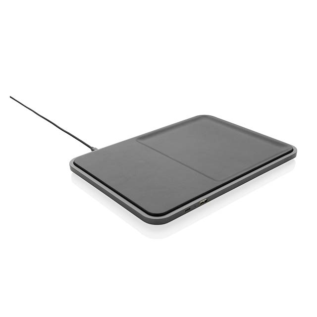 Swiss Peak Luxury 5W wireless charging tray - black