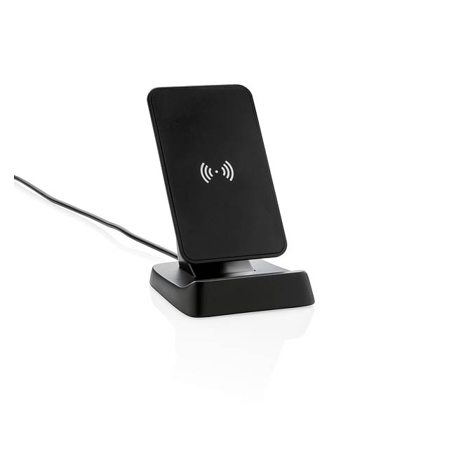 10W Wireless fast charging stand - black