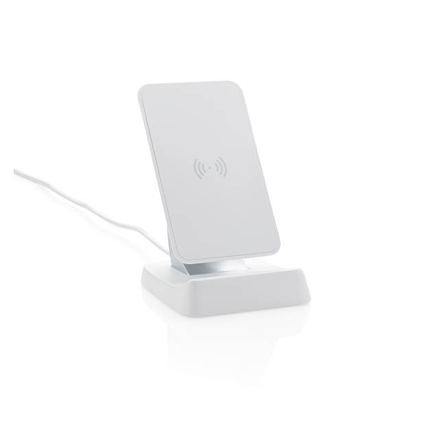 10W Wireless fast charging stand - white