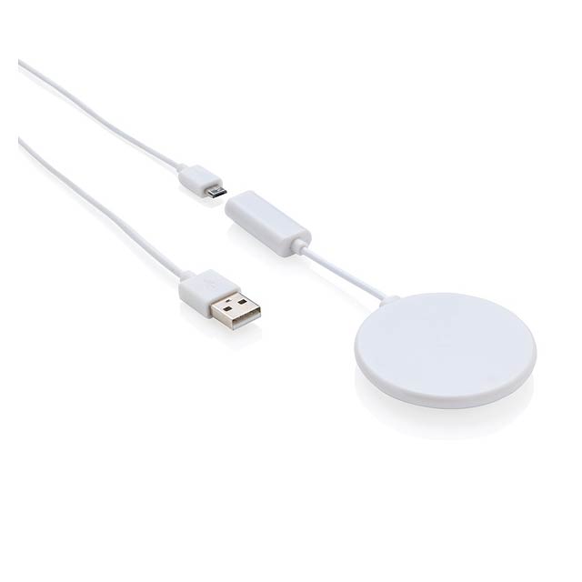 Stick 'n Watch 5W wireless charger - white