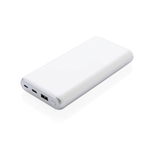 Ultra fast 20.000 mAh powerbank with PD - white