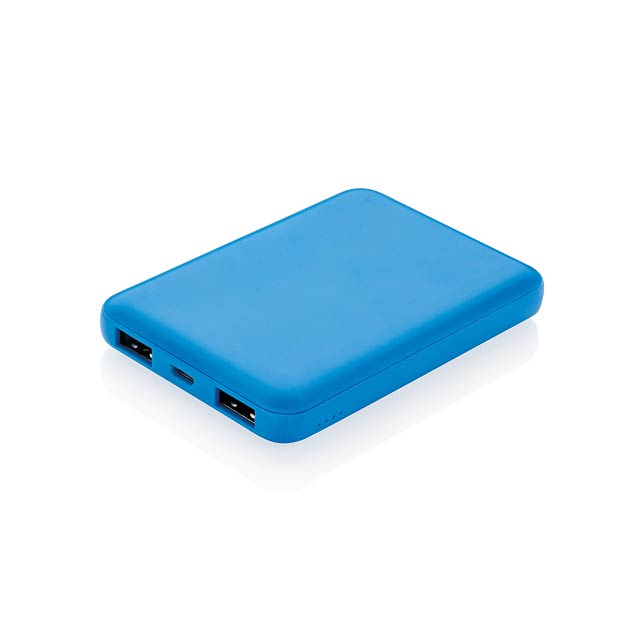 High Density 5.000 mAh Pocket Powerbank - blue