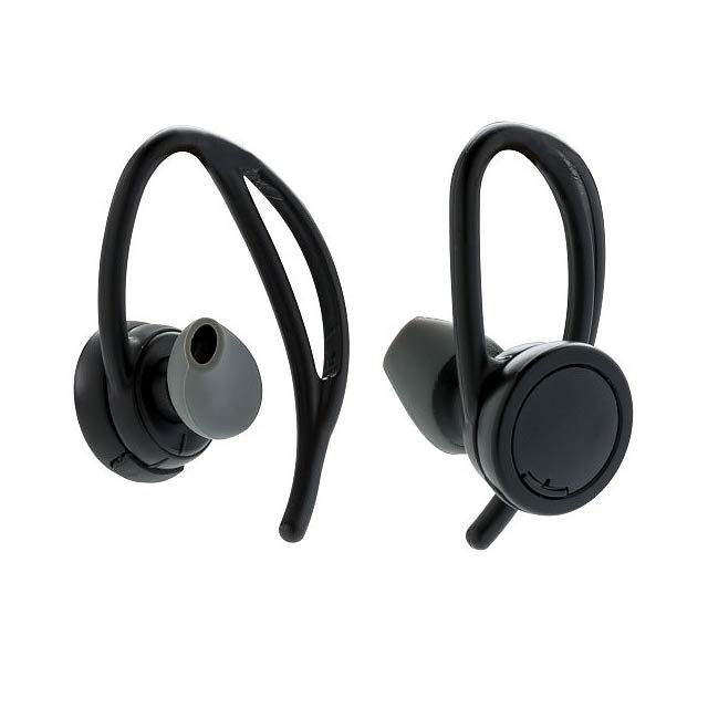 Wireless Sport Kopfhörer, schwarz - schwarz