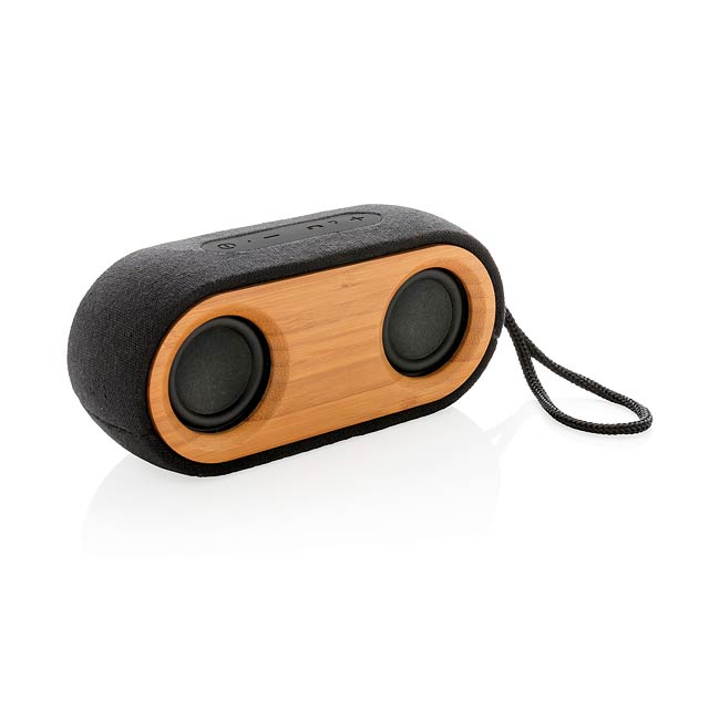 Bamboo X double speaker - black