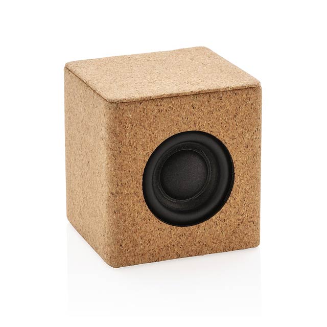 Cork 3W wireless speaker, brown - brown