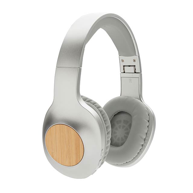Dakota Bamboo wireless headphone - grey