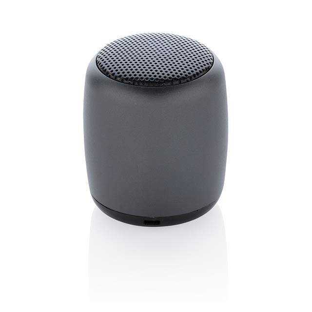 Kabelloser Mini-Lautsprecher aus Aluminium, anthrazit - schwarz