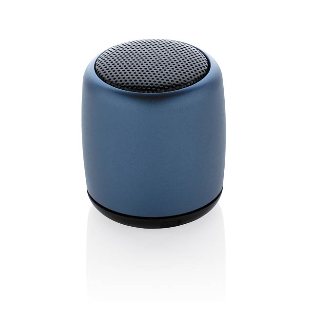 Kabelloser Mini-Lautsprecher aus Aluminium, blau - blau