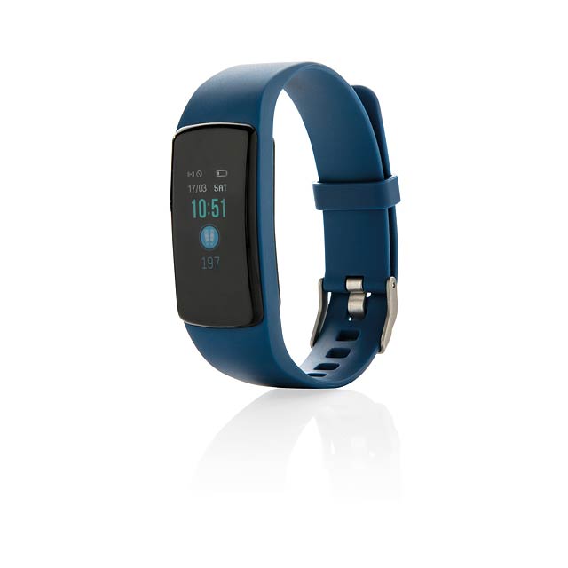 Stay Fit Activity-Tracker mit Herzfrequenzmessung - blau