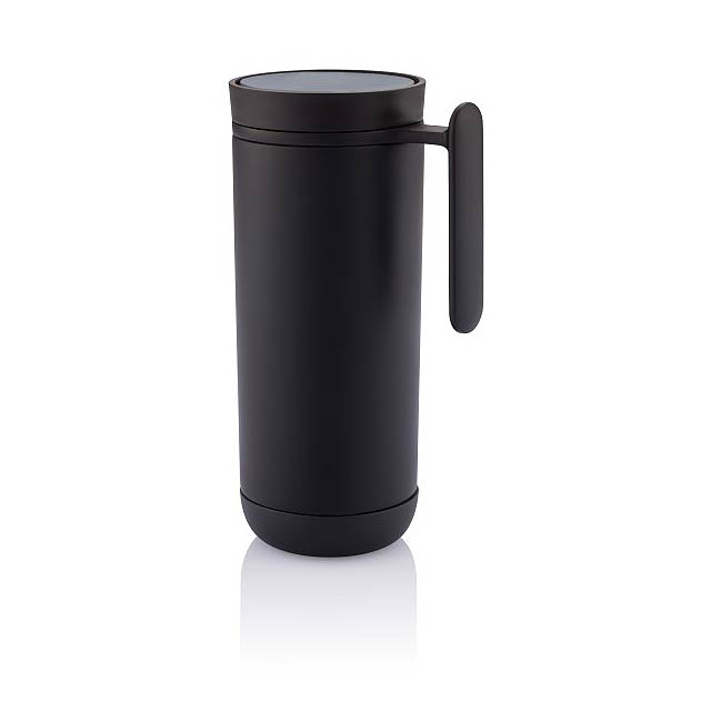 Clik leak proof travel mug, black/grey - black