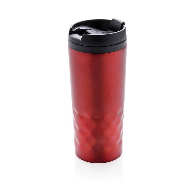 Geometric mug, red - red