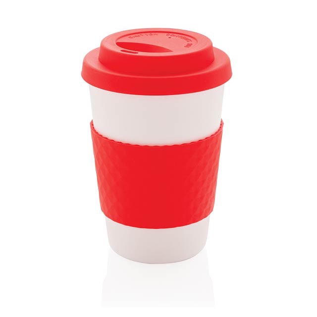 Wiederverwendbarer Kaffeebecher 270ml - Rot