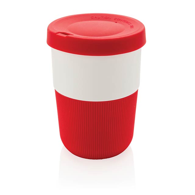 PLA cup coffee to go 380ml - red