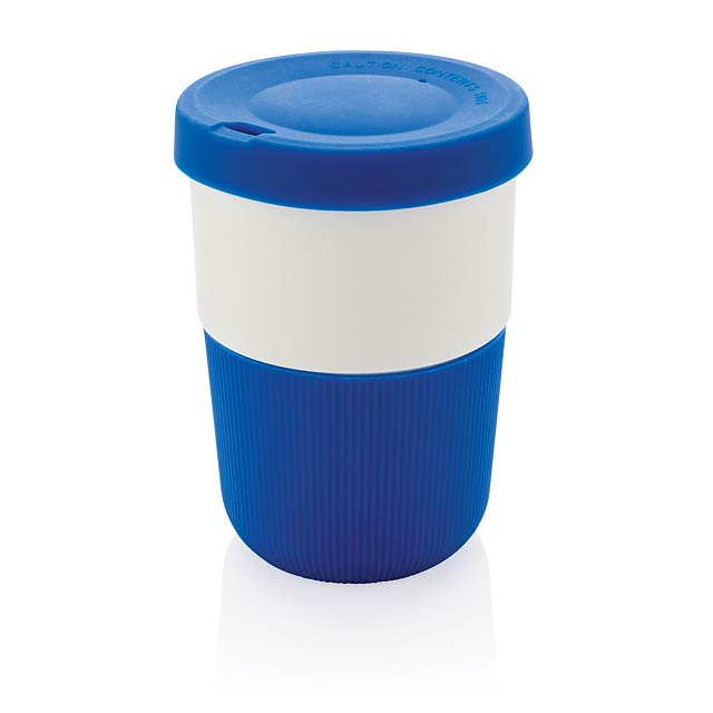 PLA cup coffee to go 380ml - blue