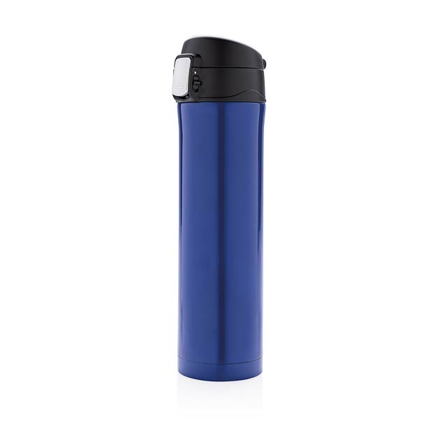 Easy lock vacuum flask - blue