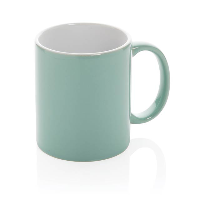 Ceramic classic mug, green - green