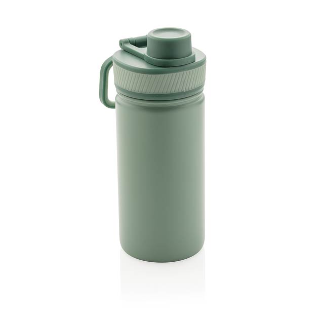 Sport Vakuum-Flasche aus Stainless Steel 550ml, grün - Grün