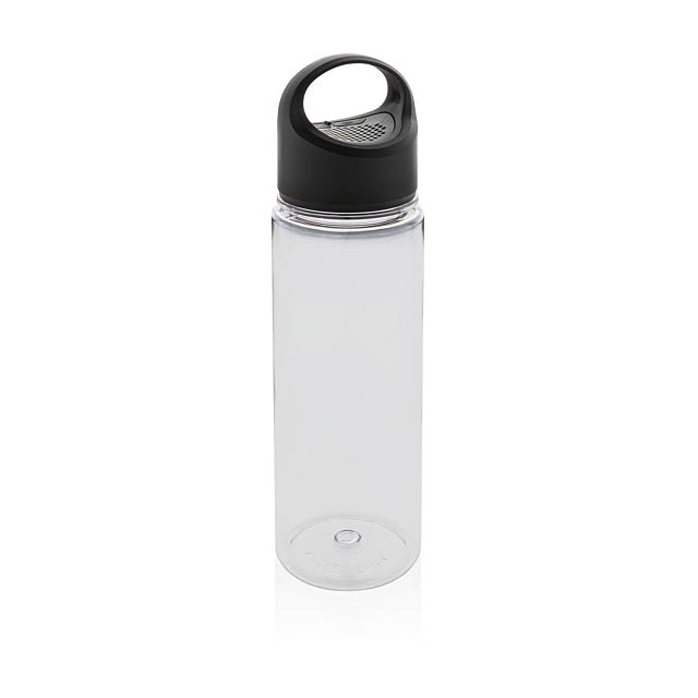 Water bottle with wireless speaker - black