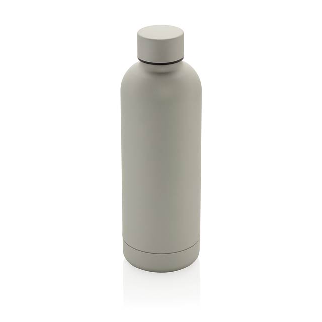 Impact stainless steel double wall vacuum bottle, silver - silver