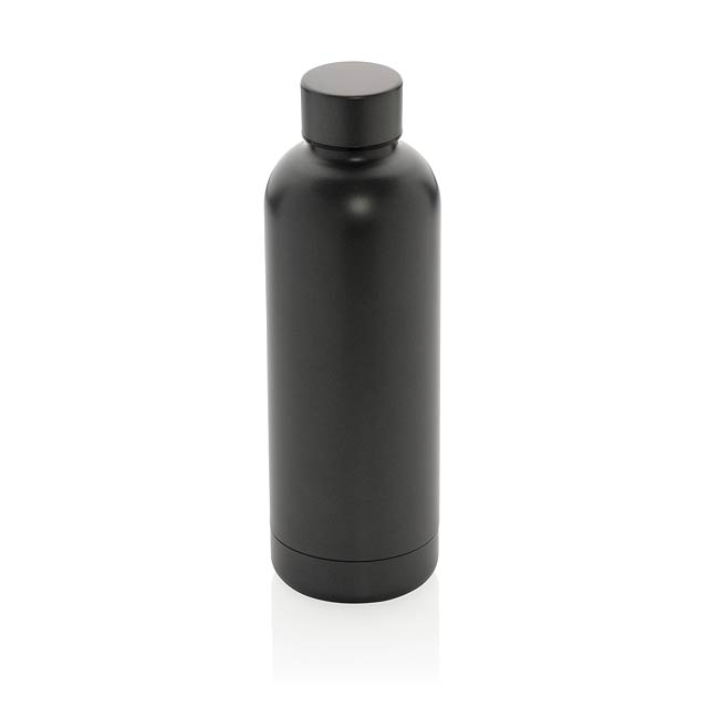 Impact stainless steel double wall vacuum bottle, grey - grey