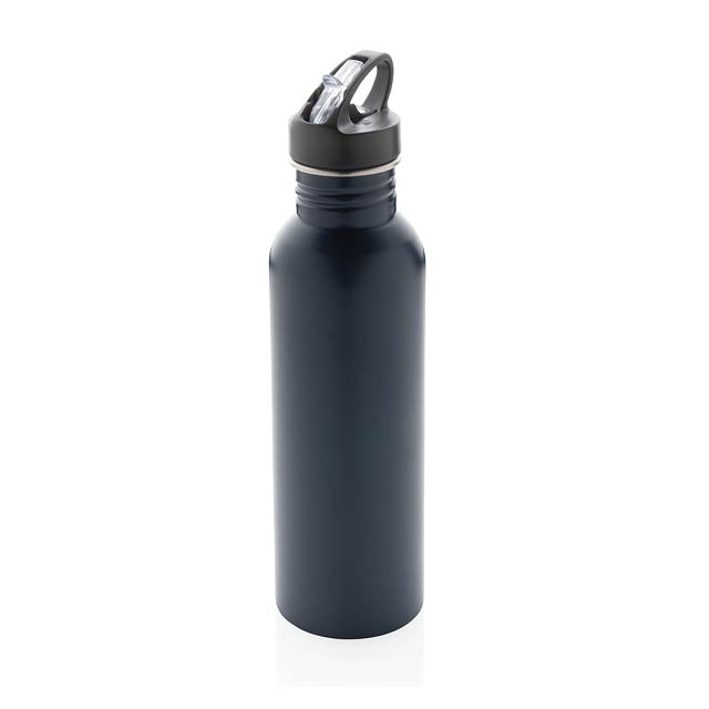 Deluxe stainless steel activity bottle, navy - blue