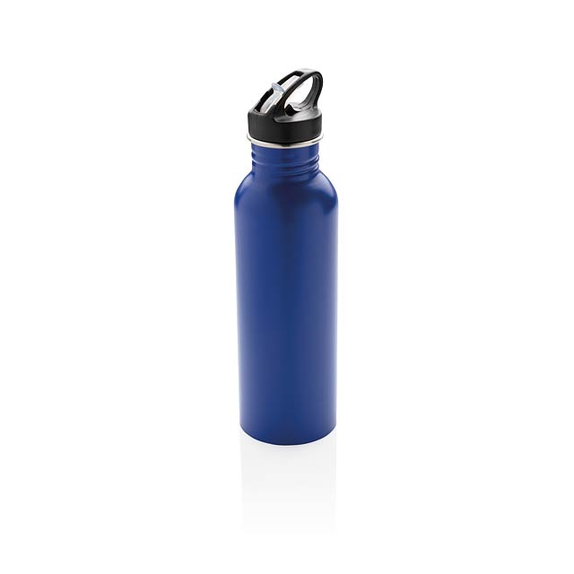 Deluxe Sportflasche aus Edelstahl - blau