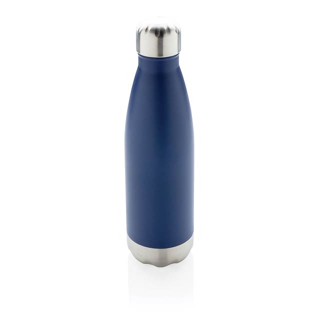 Vacuum insulated stainless steel bottle - blue