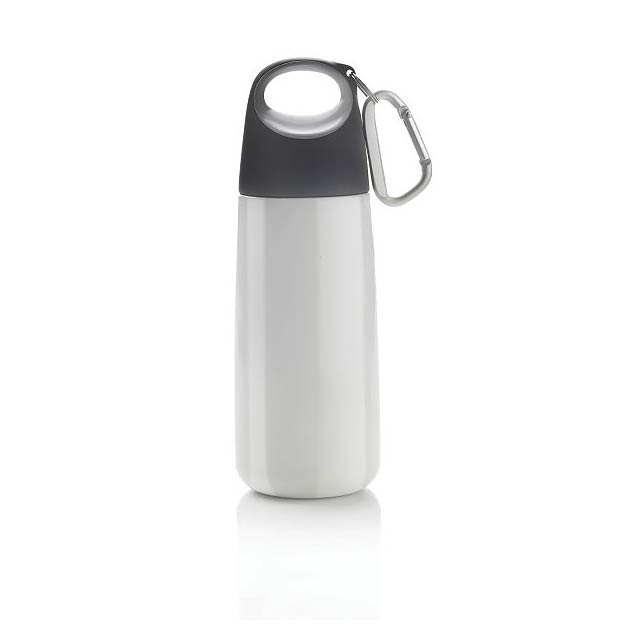 Bopp Mini-Flasche mit Karabiner - Weiß 