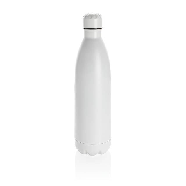Solid Color Vakuum Stainless-Steel Flasche 1L, weiß - Weiß 